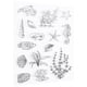 thumbnail image 5 of Troquel de corte de sello transparente, goma transparente, diario artesanal, concha de caballo de mar, patrón de fondo marino, artesanía, 5 of 8