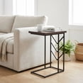 thumbnail image 6 of Bare Decor Warren Accent C-Table in Brown Color, Metal Base with Wood Top, 6 of 10