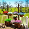 thumbnail image 5 of Babibeauty 16 Bundles Artificial Plants UV Resistant Fake Plants Christmas Flowers Decorations No Fade Faux Plants for Indoor Outdoor,Plastic Wheat Grass Garden Porch Window Box Home Farmhouse Décor, 5 of 9
