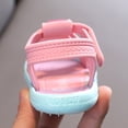 thumbnail image 5 of Girls Boys Sandals Premium Soft Soled Beach Slippers Open Toe Comfort Toddler Summer Princess Casual Hook and Loop Shoes, 5 of 6