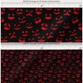 thumbnail image 2 of Soimoi Cotton Poplin Fabric Monster Face Halloween Print Fabric by Yard 42 Inch Wide, 2 of 7