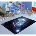 thumbnail image 1 of Starwars Area Rug, Kids & Boy Room Rug, Non Slip, Fantastic Pattern - 23'x31' (60x80cm, 1.9 ft x2.6 ft) - coolVibesR06.1, 1 of 8