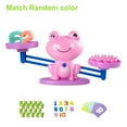 thumbnail image 1 of Homeschool Kindergarten Frog Scale Cards Balance Board Game, Cool Math Game, Preschoolers Frog Balance Counting Toys for Boys & Girls Educational Number Toy Fun Childrens Gift Learning Age 3, 1 of 8