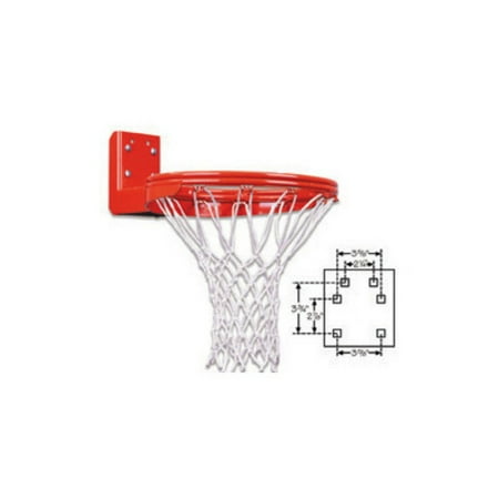 Super Duty Ball Mount - First Team Super Duty Double Rim Rear Mount Fixed Basketball Goal