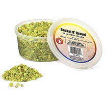 Hygloss Bucket Of Aquarium & Craft Gravel, 1 lb, Neon Yellow