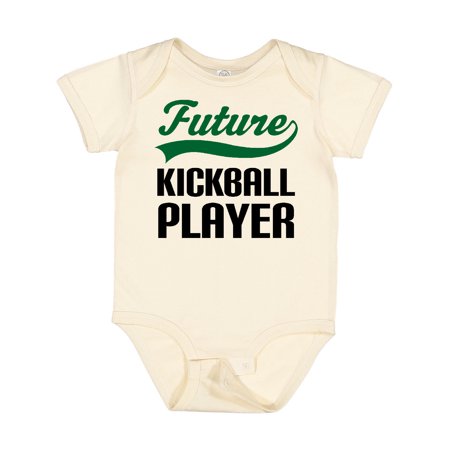 

Inktastic Future Kickball Player Gift Baby Boy or Baby Girl Bodysuit