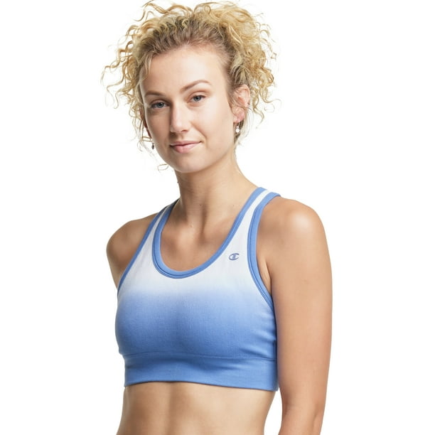 Champion Champion Womens Sweatshirt Racerback DipDye Bra, L, Deep