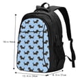 thumbnail image 5 of Daiia Dachshund Dog Pattern USB Charging Backpack for Men and Women, Anti-Theft Backpack,Travel Backpack,School Backpack,College Backpack,Laptop Backpack, 5 of 7