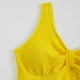 thumbnail image 4 of Trajes de baño de una pieza para mujer Traje de baño de color sólido de moda para mujer Traje de baño sin espalda Traje de baño para mujer, 4 of 5