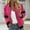 Watermelon Red, variant on Great Gifts for Less Ofreoo Women's Casual Fashion Solid Color Pocket Zipper Top Jacket Winter Coats for Women 2024