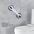 Shower Wall Grab Bar, Dual Locking Suction Cups and Wide Handle, Shower ...