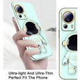 thumbnail image 3 of Compatible with Xiaomi 13 Lite Case for Women, Ultra Soft Xiaomi 13 Lite Phone Case Silicone TPU Plating Cute Astronaut Pattern Cases with Stand Cover (Green), 3 of 14