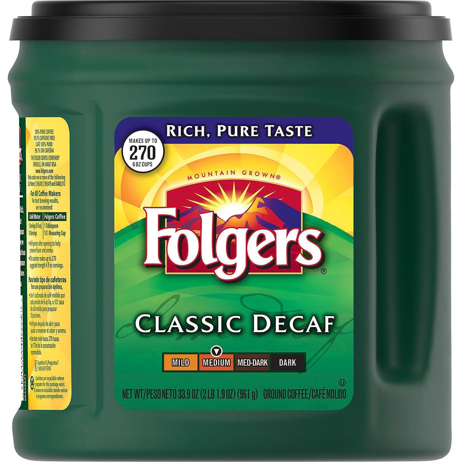 JM Smucker Folgers  Coffee, 33.9 oz