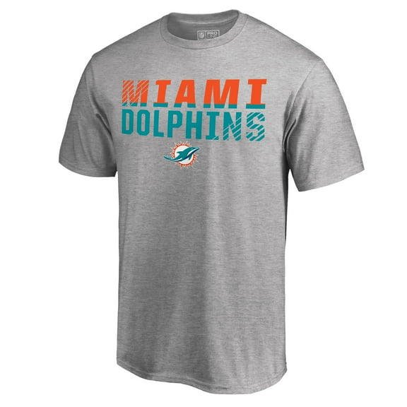 Men's Ash Miami Dolphins Iconic Collection Fade Out T-Shirt