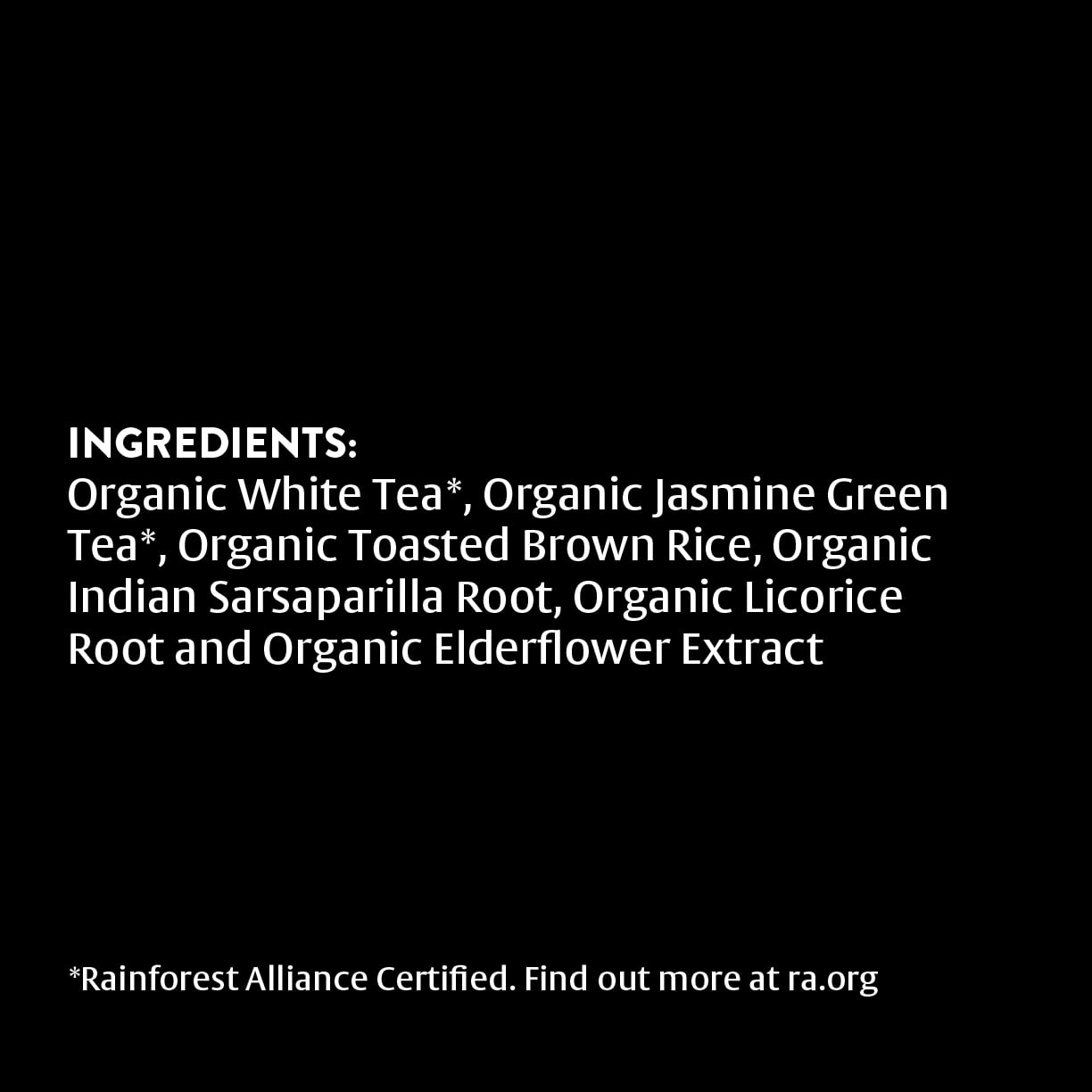 Choice Organics White Elderflower Tea, Contains Caffeine, Green Tea Bags, 6 Boxes of 16