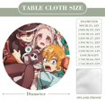 thumbnail image 2 of Toilet-Bound Hanako-kun-theme Fitted Round Tablecloths Elastic Edged Table Covers Waterproof Table Cloth for Kitchen Holiday Party Tables Decor 150cm, 2 of 6