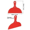 thumbnail image 2 of Unique Bargains Putty Scraper 8' ABS Plastic Spatula Drywall Patch Repair Spreader Wall Covering Smoother Red 2 Pcs, 2 of 5