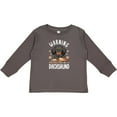 thumbnail image 3 of Inktastic Protected by a Dachshund Dog Boys or Girls Long Sleeve Toddler T-Shirt, 3 of 5