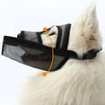 thumbnail image 4 of Comfortable Pet Dog No Bite Adjustable Mask Breathable Bark Mesh Mouth Muzzle Grooming Anti Stop Chewing Anti Bark Anti Bite, 4 of 6