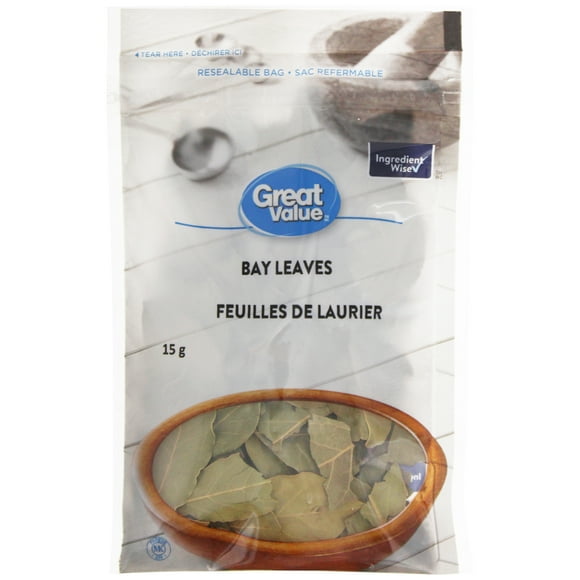 Feuilles de laurier Great Value 15&nbsp;g