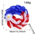 thumbnail image 2 of Patriotic Bald Eagle Mesh Wreath, Decorative Front Door Hanging Ornament for 4th Of July, Independence Day Festivals, for Porch/Window/Wall/Home Indoor Outdoor Holiday Decorative Wreath, 16*16in,, 2 of 6