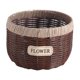 thumbnail image 2 of Maceta de Ratán Tejida a Mano – Maceta Rústica Decorativa para Suculentas, Orquídeas y Plantas Verdes | Centro de Mesa para El Hogar y El Jardín, Ideal para Mesas de Comedor, Bodas o Como Adorno para, 2 of 6
