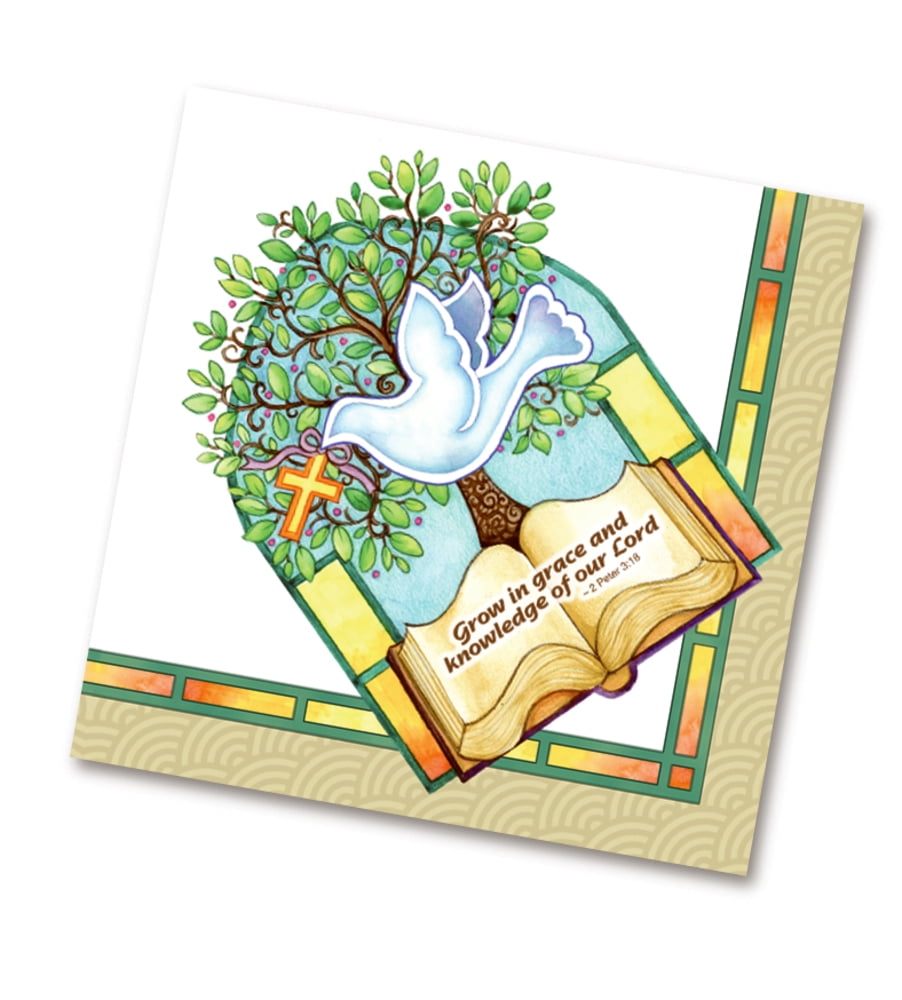 NapkinConfirmation Dove (6.5" X 6.5")1 Package Containing 20 Napkins