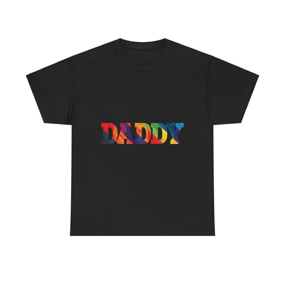 Daddy Gay Pride Month LGBTQ Fathers Day Rainbow Shirt ID-0520-J2VT