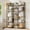 5-Tier Triple Wide Bookshelf, variant on Walsunny Triple Wide 5 Tier Bookshelf Bookcase Wooden Bookshelves with 14 Open Display Shelves for Bedroom Living Room Home Office,Rustic Brown