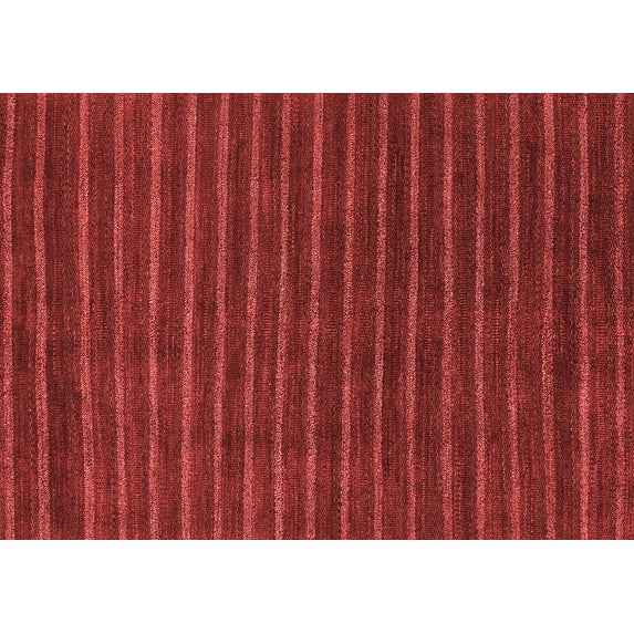 Ahgly Company Indoor Rectangle Abstract Red Modern Area Rugs, 2' x 3'