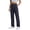 #06 Navy 【Mix, Match & Rotate: Stock Up on Daily Colors】, variant on Straight Leg Sweatpants for Women, Elastic Waist Solid Casual Pants with Drawstring and Side Pockets, Active & Casual Wear | VerBelle,Army Green L