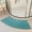 Blue-BU Home Decor, variant on karymi Solid Color Curved Bathroom Floor Mat Fan Shaped Water Absorbing Foot Mat for Household Bathroom Shower Room Non Slip Door Mat Carpet Bedroom Decor Living Room Decor