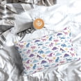 thumbnail image 3 of Salouo Dinosaur Pattern Pillow Cases,1PC Pillow Covers with Envelope Closure Decorative Pillow Case for Bed Couch,Pillows Not Included-14"x20", 3 of 6