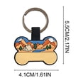 thumbnail image 3 of Placas de identificación personalizadas para mascotas: placas de identificación silenciosas de silicona ligera con grabado permanente para collar., 3 of 6