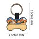 thumbnail image 3 of Placas de identificación personalizadas para mascotas: placas de identificación silenciosas de silicona ligera con grabado permanente para collar., 3 of 6