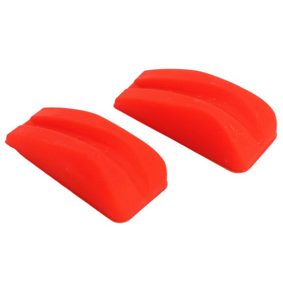 2Pcs Archery Bow Rubber Noise Reduction Bright Color Bow String Groove Damper for Hunting Bow Recurve Bow