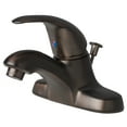 thumbnail image 3 of Builders Shoppe  Classic Single Handle Centerset Lavatory Faucet with Pop-Up Drain Nickel Nickel Finish, Silver Finish, 3 of 5