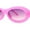 Pink Purple Pink, variant on Womens Oval Thick Plastic Mod Fashion Plastic Sunglasses Beige Green