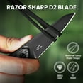 thumbnail image 3 of Kizer Fixed Blade Knife GROOM, D2 Steel D2 Handle Pocket Tactical Knives, 1060A2, 3 of 7