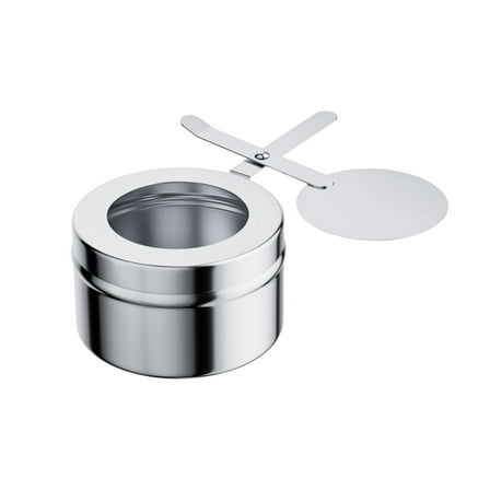 Stainless Steel Fuel Holder with Cover for TINANA Chafing Dish, Chafer Wick Fuel and Sterno Canned Heat for Buffets, Barbecue and Catering Events