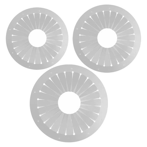 3-Piece Rosette Maker Set for DIY Ribbon Flowers, Perfect for Beginners and Home Decor Projects