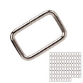 thumbnail image 4 of 100 Metal Square Buckles Rectangle Metal Ringss Bag Purse DIY Sewing Craft Silver Hardware Craft Silver Craft Rectangle Buckle, 4 of 7