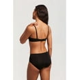 thumbnail image 5 of Women's Sheer Mesh Balconette Bra Sexy Unlined Demi Underwire Bras Lace Plus Size, 5 of 6