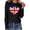 A-Black178, variant on Womens Union Jack Long Sleeve T shirt Splatter Print Casual Streetwear Fashion Graphic Tee