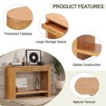 thumbnail image 3 of HMYG Table Console Style Ferme pour Entrée Table Console avec Rangement et Tiroirs Table Étroite Moderne en Bois pour Salon, Couloir, 3 of 8