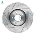 thumbnail image 2 of Front Drilled Slotted Brake Disc Rotors 303mm For 2005-2011 Mercury Mariner, 2 of 7