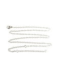 thumbnail image 4 of R.H. Jewelry Men Women Lovers Couple Stainless Steel Silver-tone Heart Pendant Necklace Set, 4 of 5