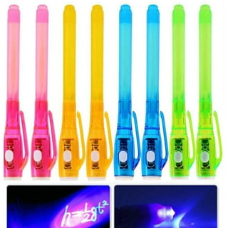 70Pcs Invisible Ink Pen With UV Pen Light Invisible Disappearing