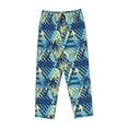 thumbnail image 4 of Naloa Hawaiian Style Print Women’s Ultra-Soft Comfy Pajama Lounge Pants with Pockets & Drawstring, 4 of 8