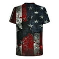 thumbnail image 3 of qucoqpe Patriotic Shirts for Men 4th of July Sports T-Shirts Summer Crew Neck Short Sleeve America Flag Tops Graphic Tees, 3 of 5